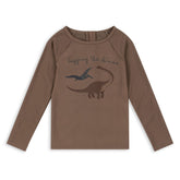 Konges Sløjd Aster Swim Blouse - Shitake| conceptstore voor baby & kids, duurzame kinderkleding, duurzame babykleding